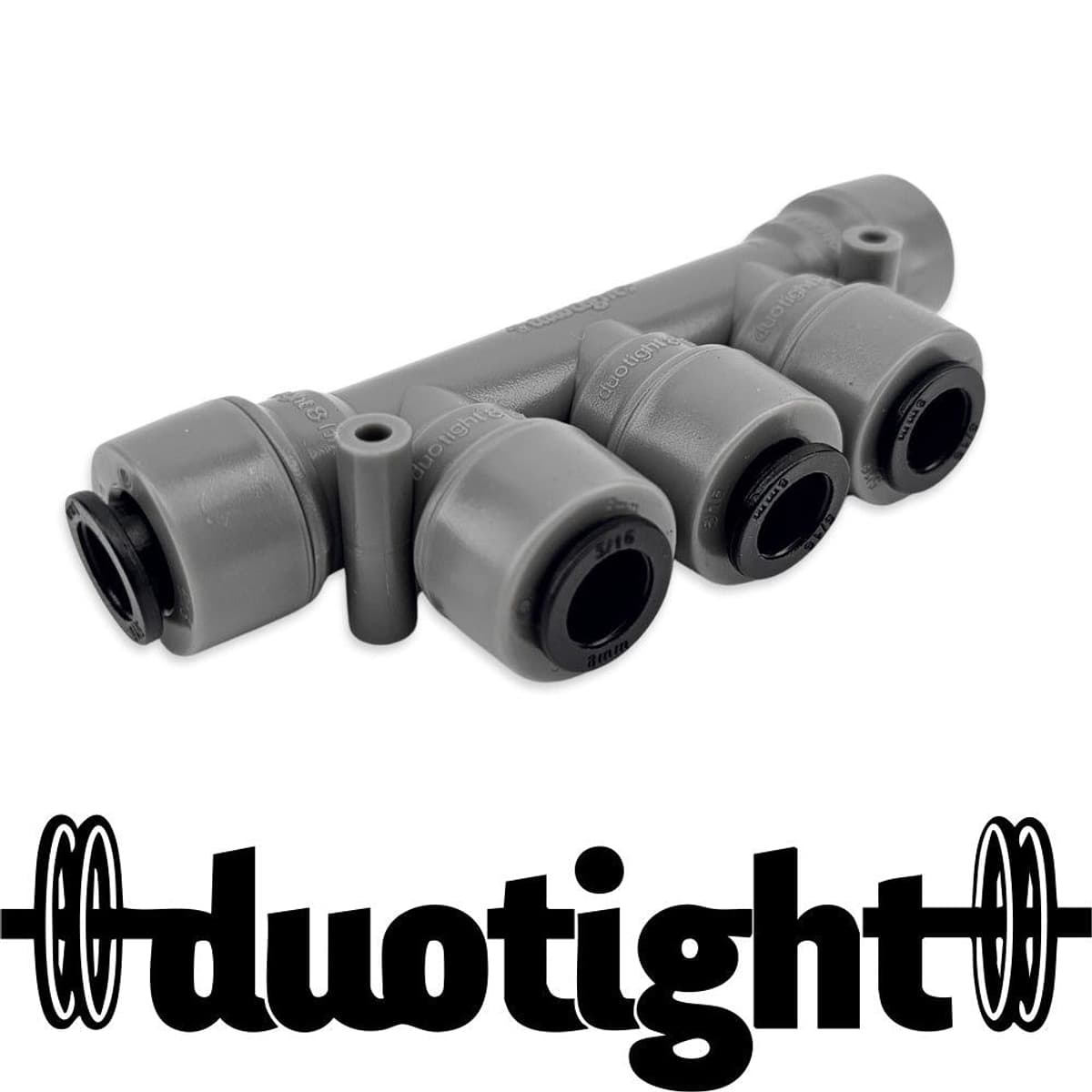 Duotight T-stykke 5 utganger