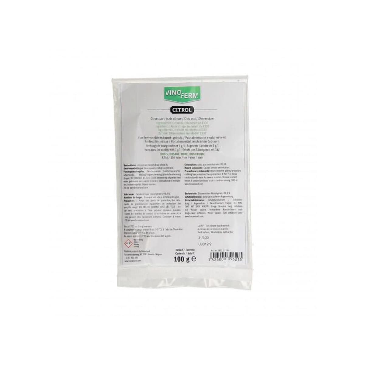 Citrol Sitronsyre 100g