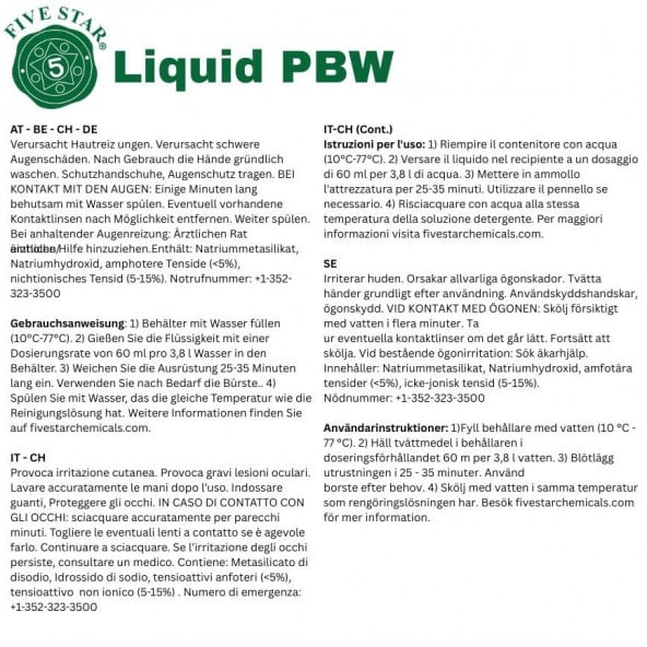 PBW Flytende 946ml