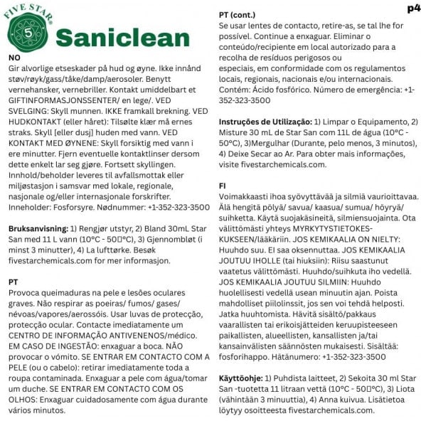 SaniClean 3,79L