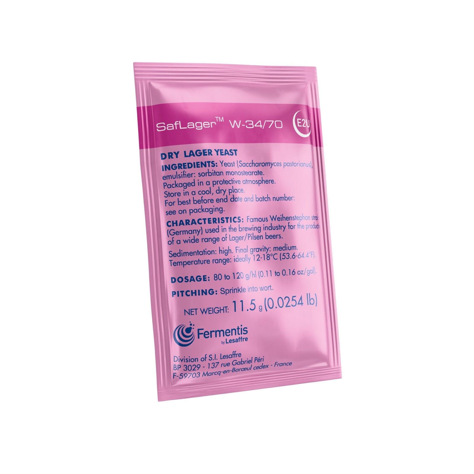 SafLager W-34/70, 500g