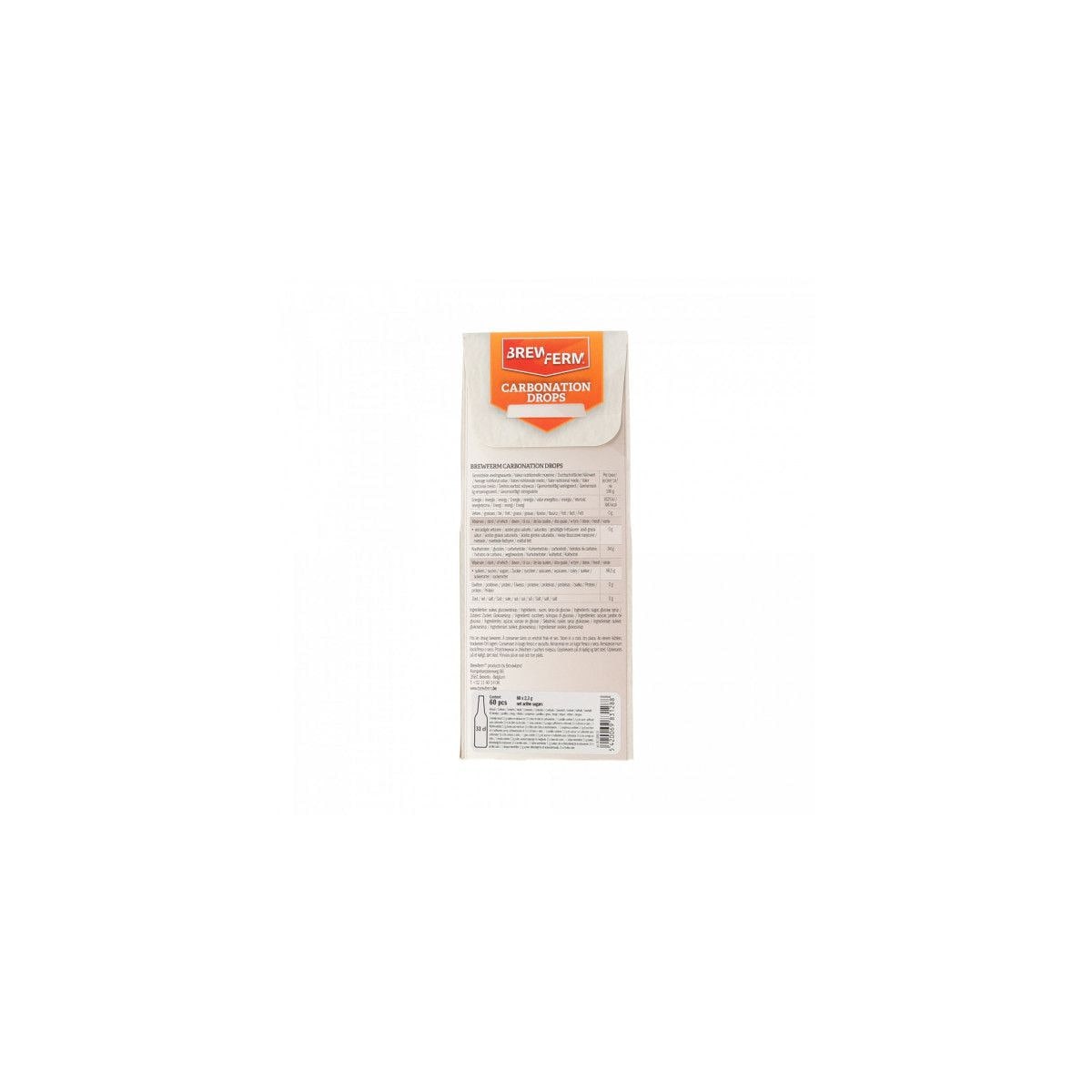 Karboneringsdrops for 33cl