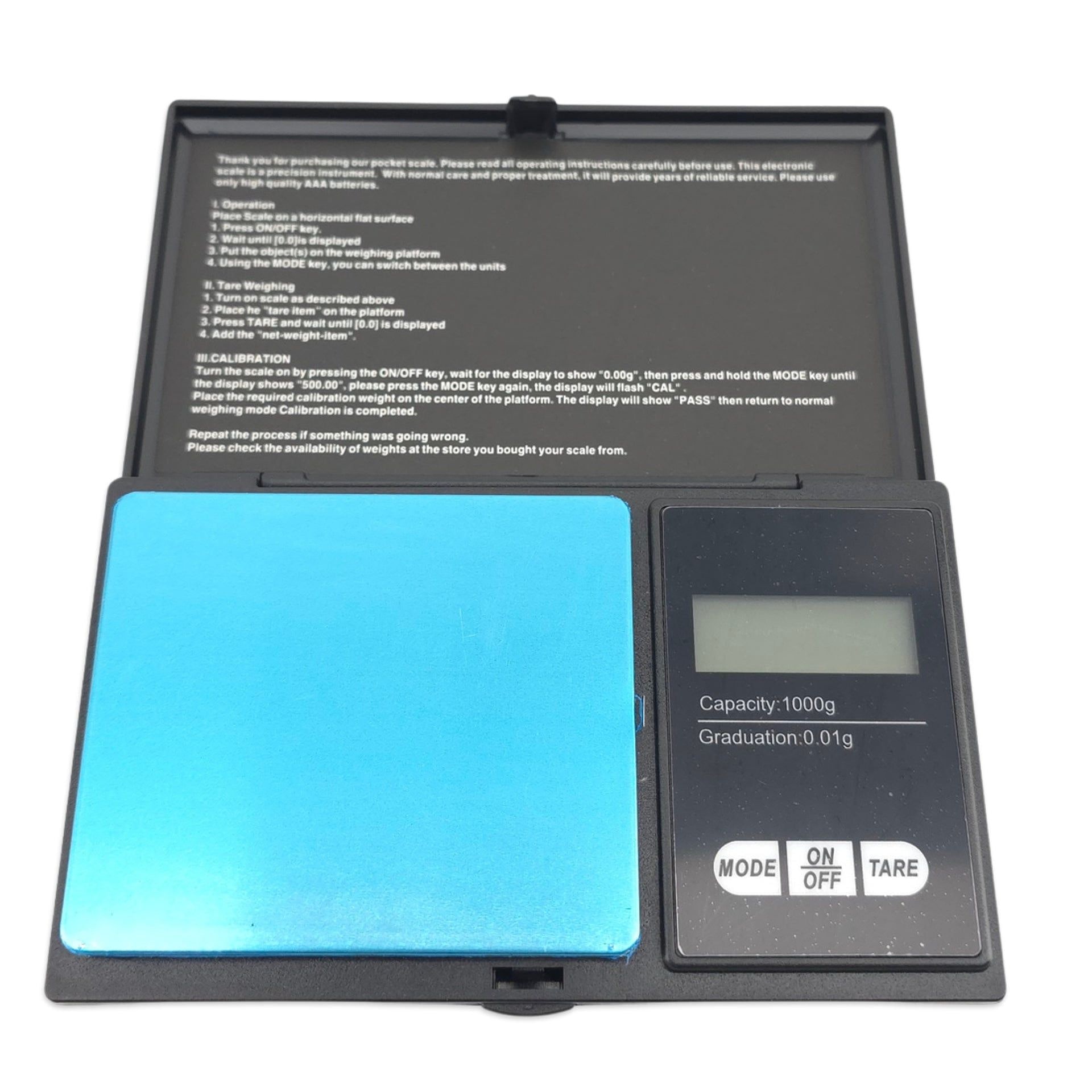 Digital vekt 0.1-1000g Pocket Scale