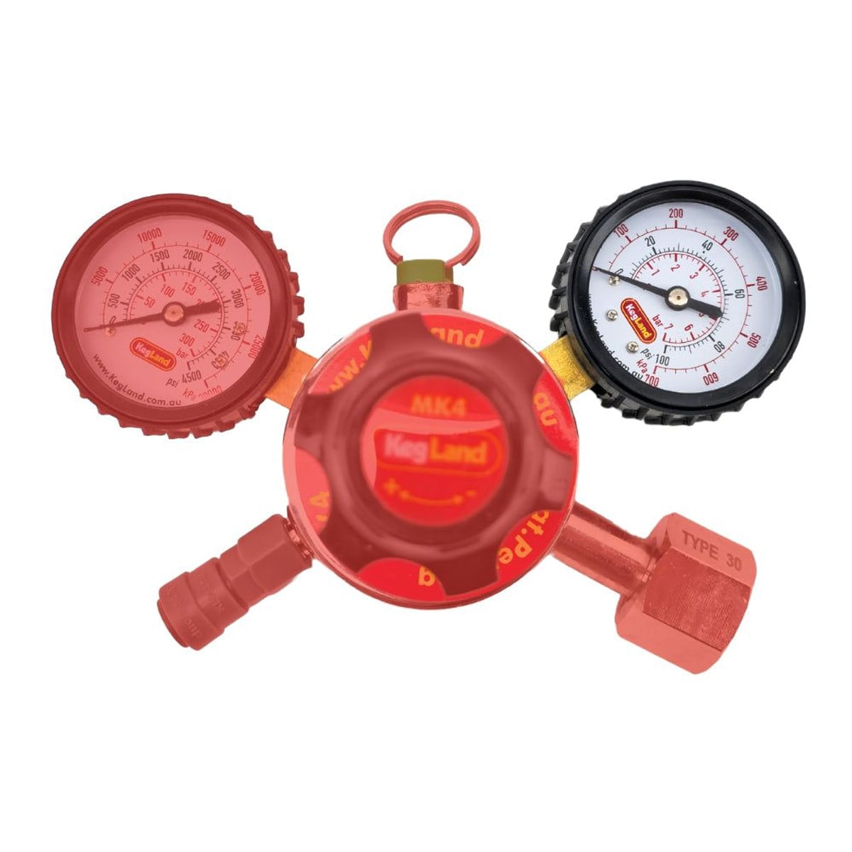 Manometer Low Pressure 0-100 psi