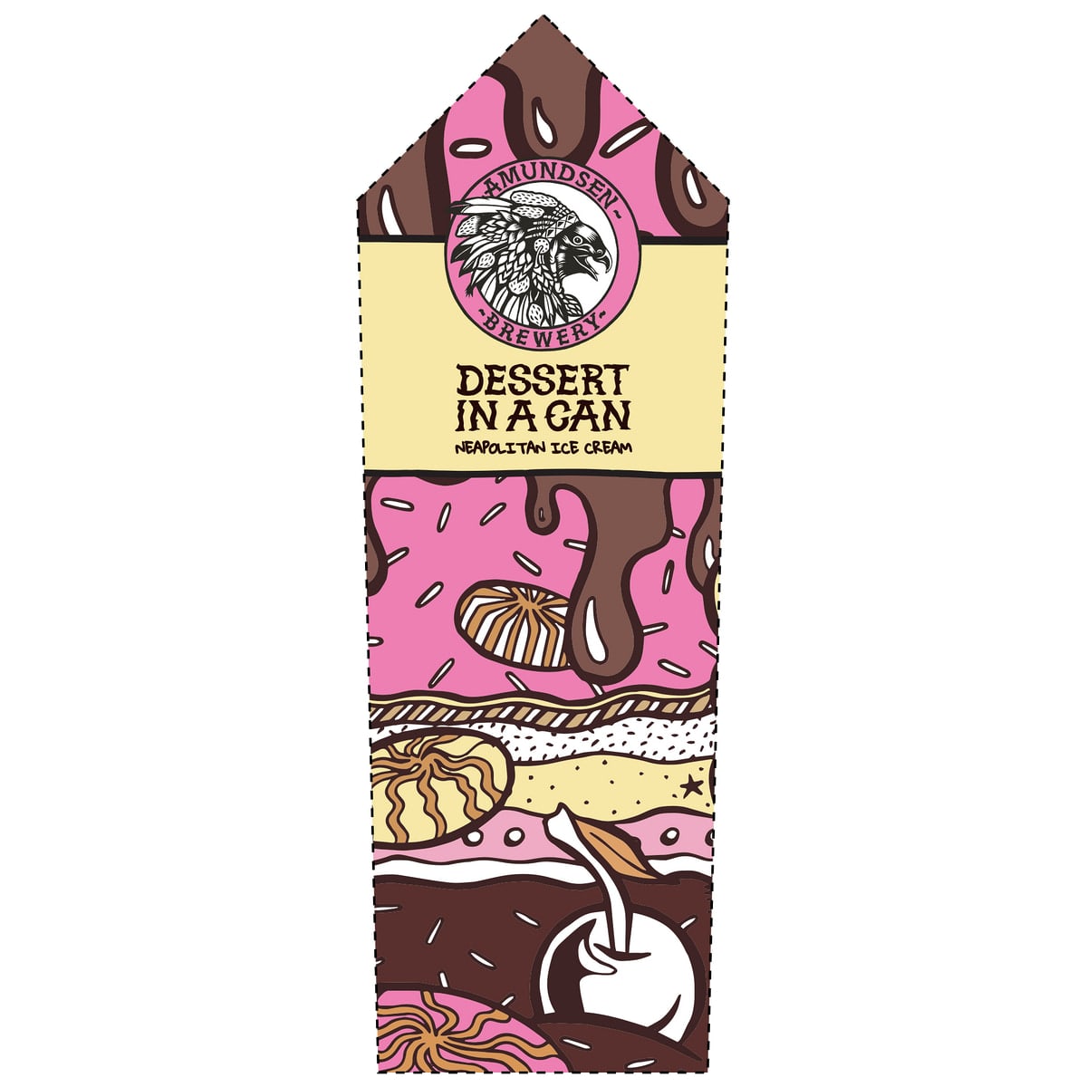 Dessert In A Can - Neapolitan Ice Cream - Allgrain