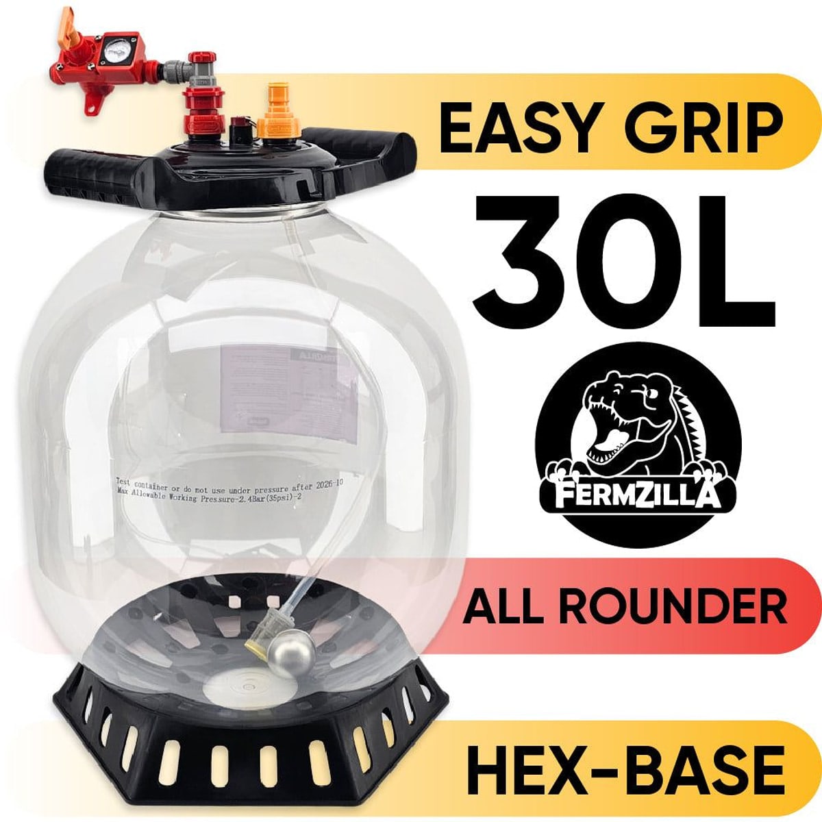 FermZilla 30L All Rounder Easy-Grip