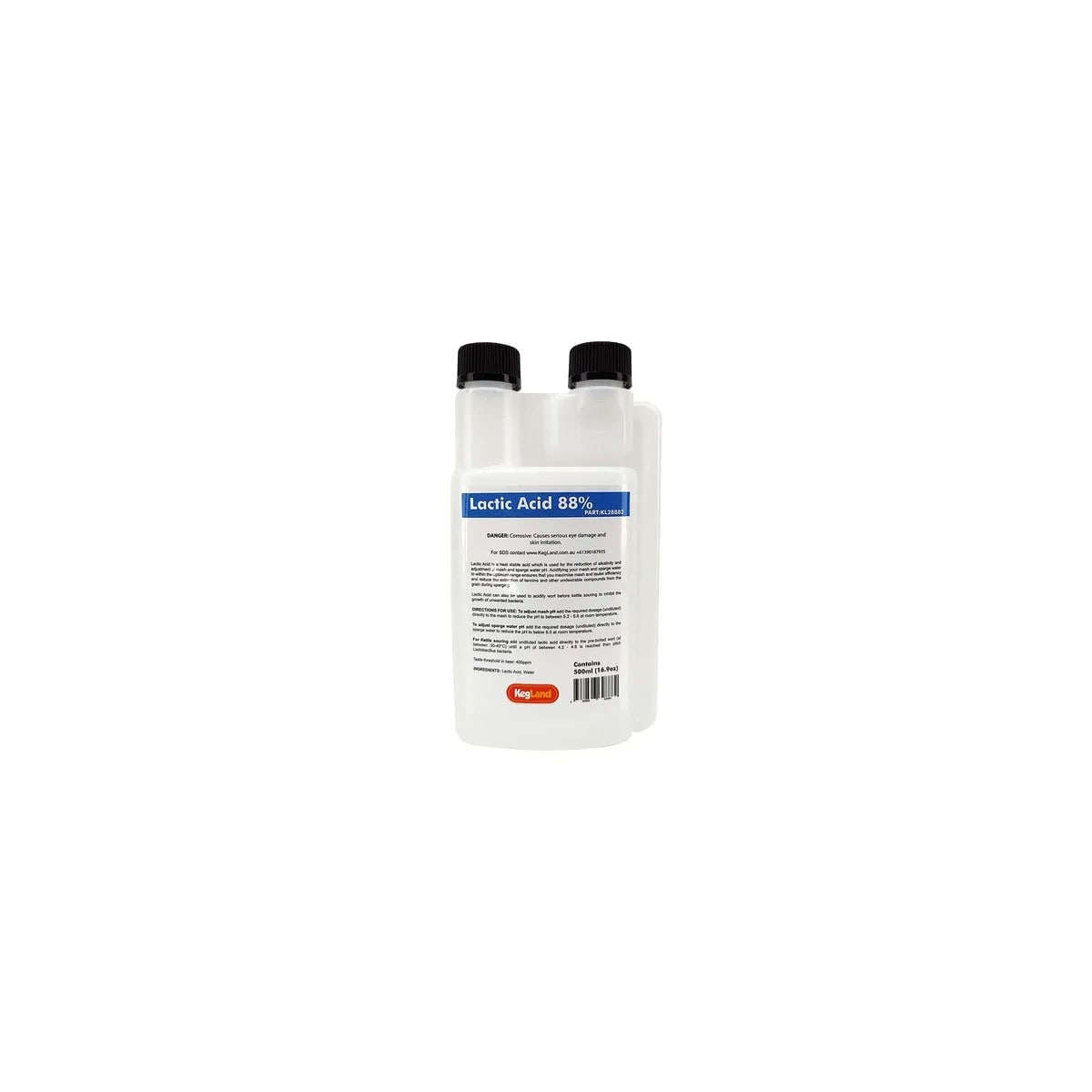 Lactic Acid 88% - pH Adjuster 500ml