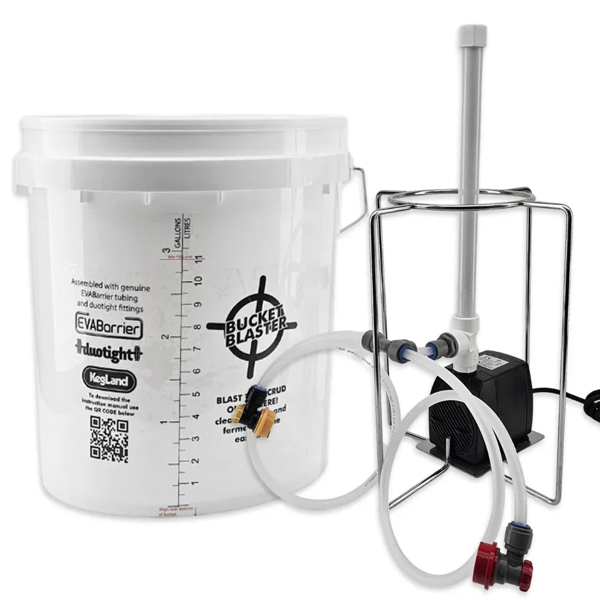 Bucket Blaster Keg and Fermenter Washer