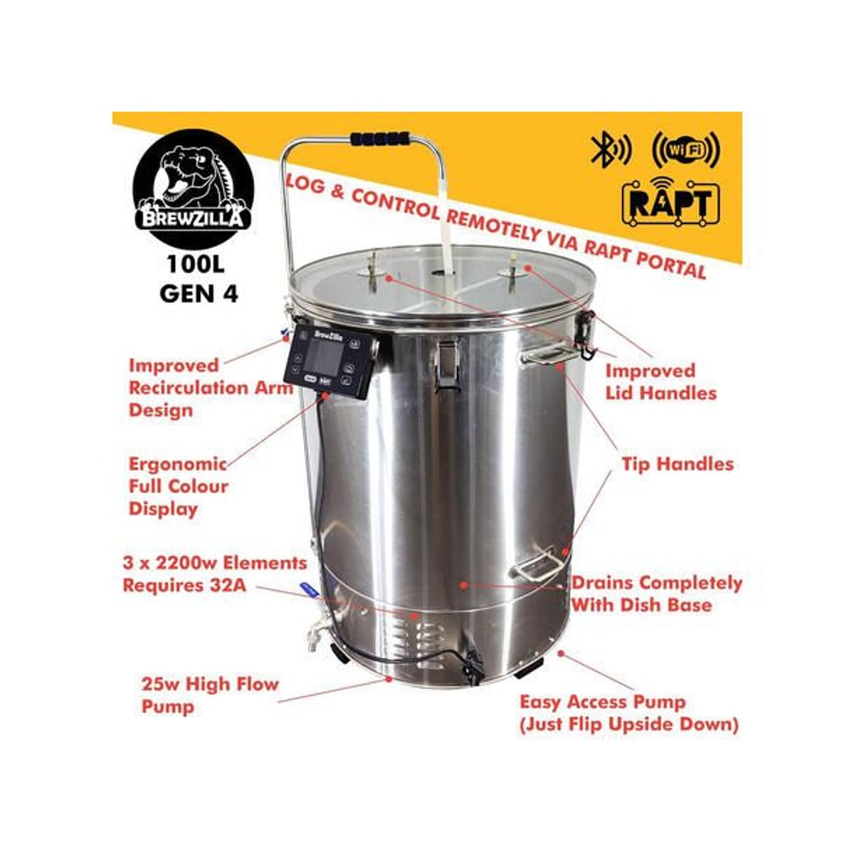 Brewzilla 100 liter Gen 4
