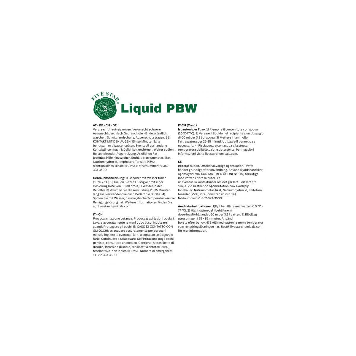 PBW Flytende 946ml