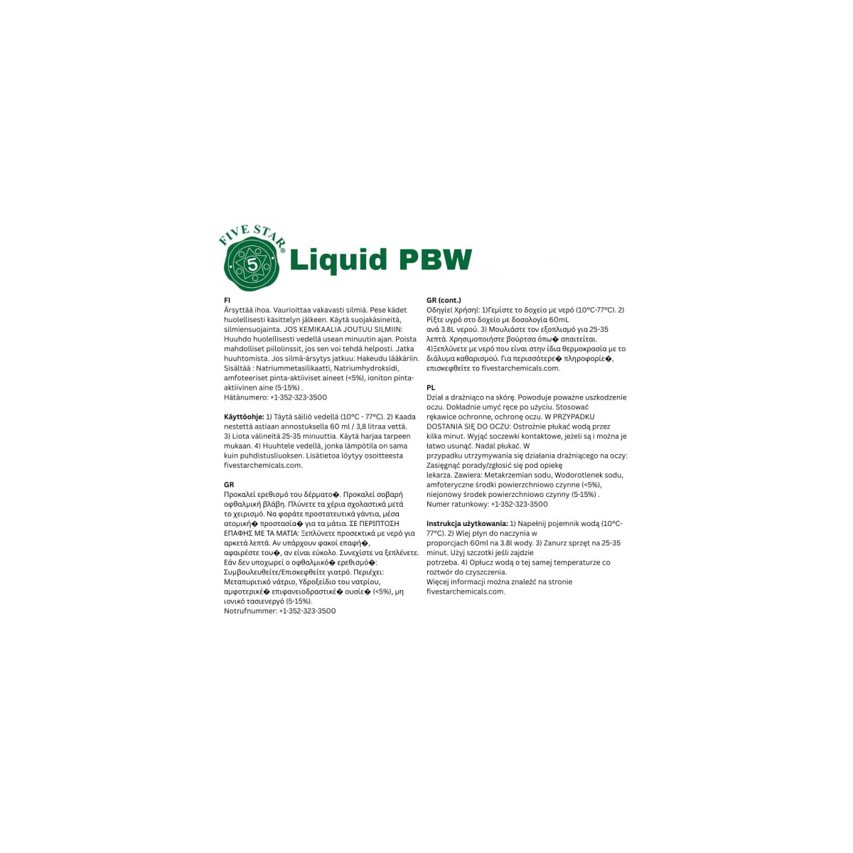 PBW Flytende 946ml