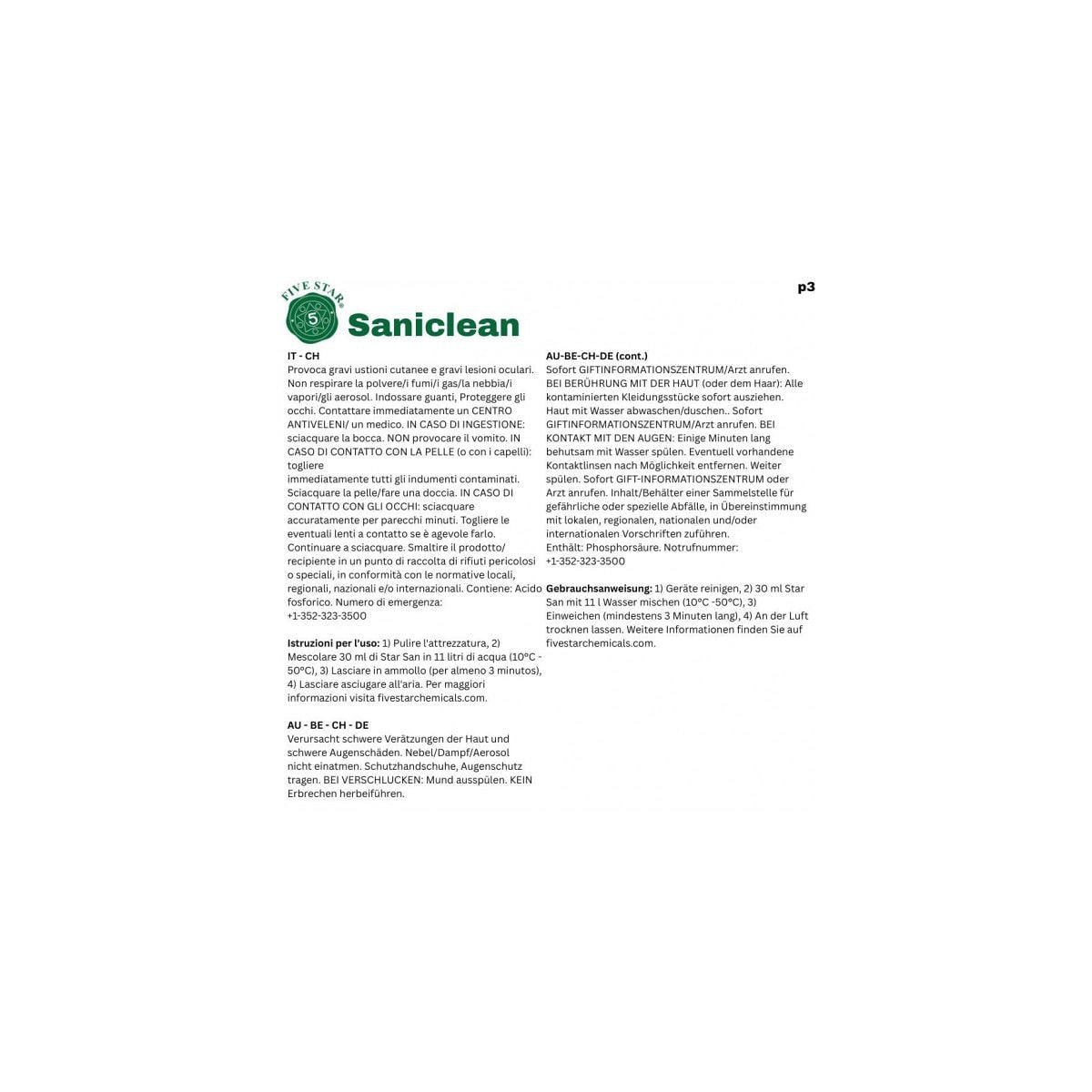 SaniClean 3,79L