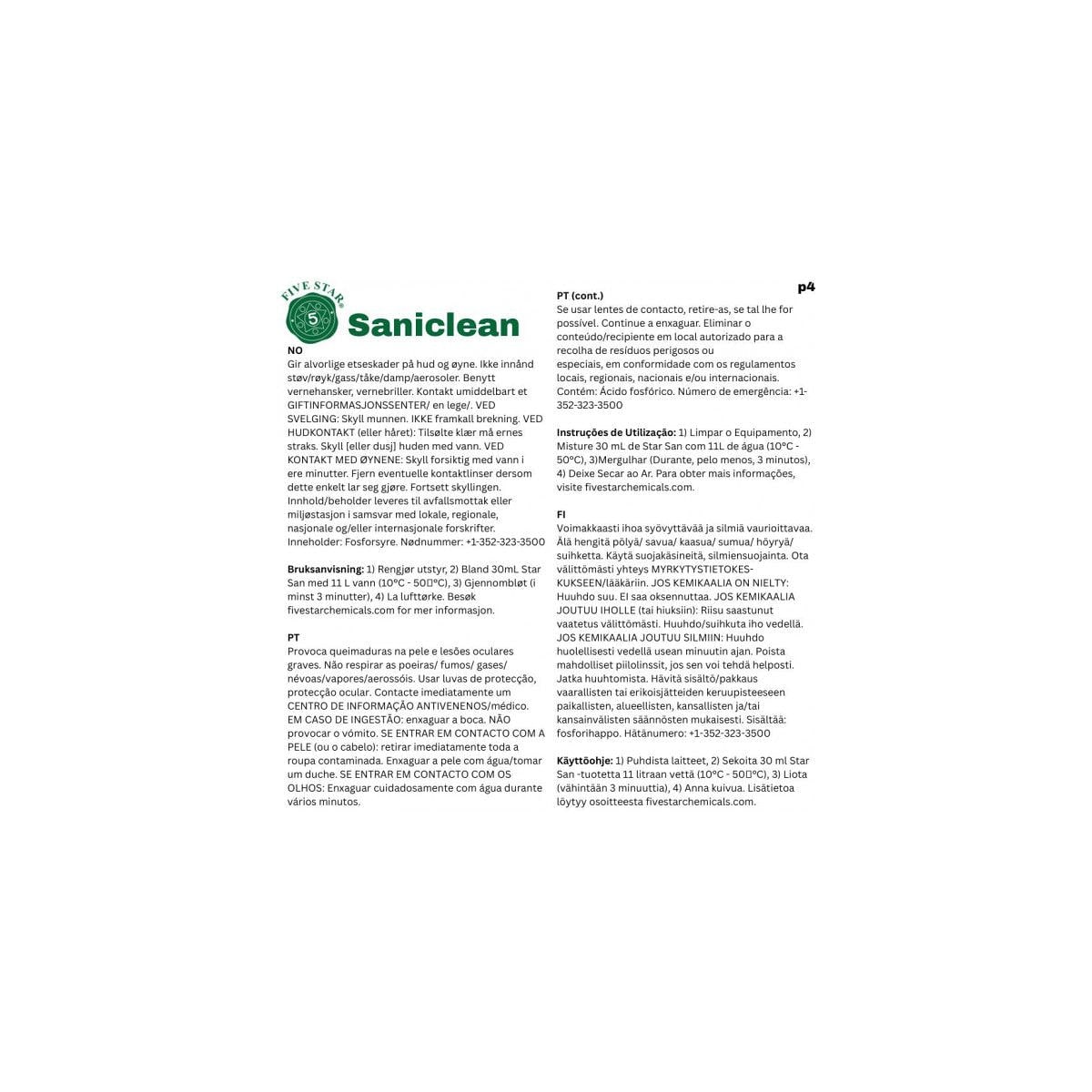 SaniClean 3,79L