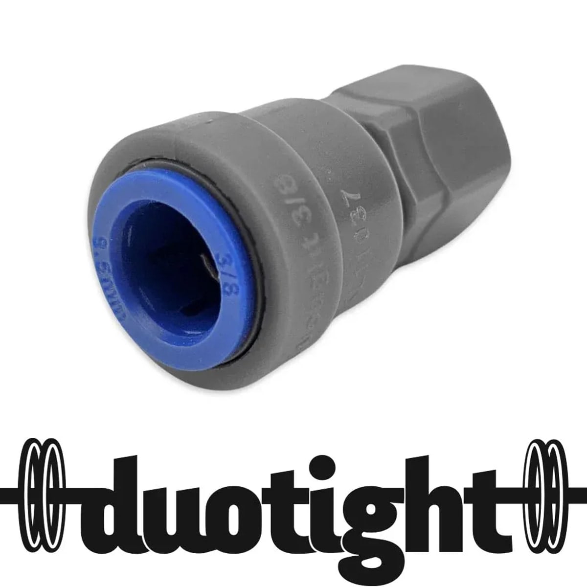 9,5mm (3/8") til 1/4" FFL