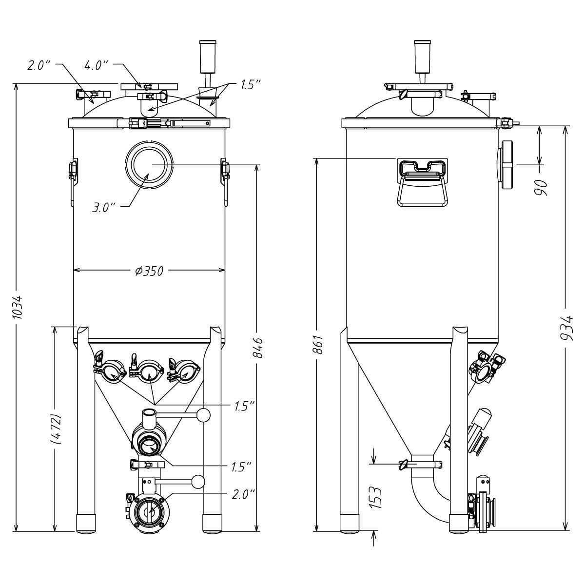 Conicus Pro 55 L