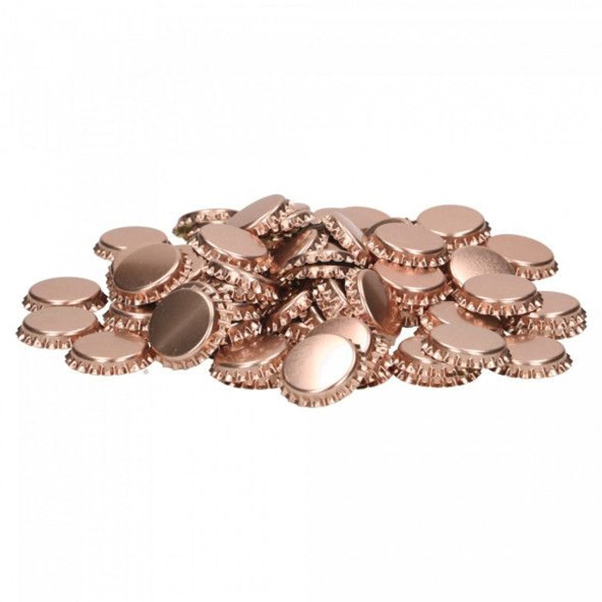 Flaskekapsler rosa metallic - 10.000stk