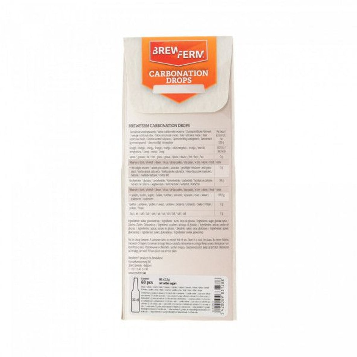 Karboneringsdrops for 33cl