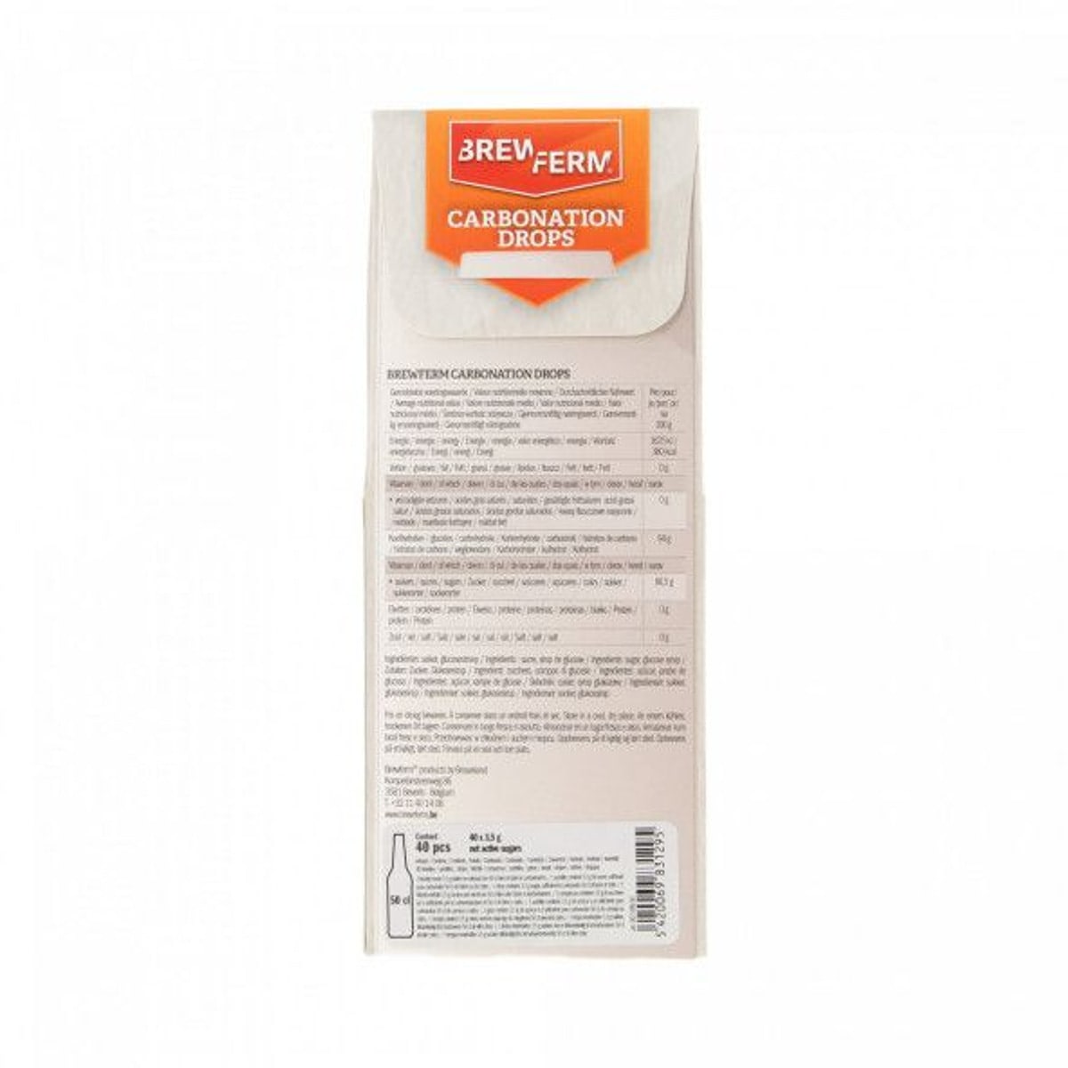Karboneringsdrops for 50cl