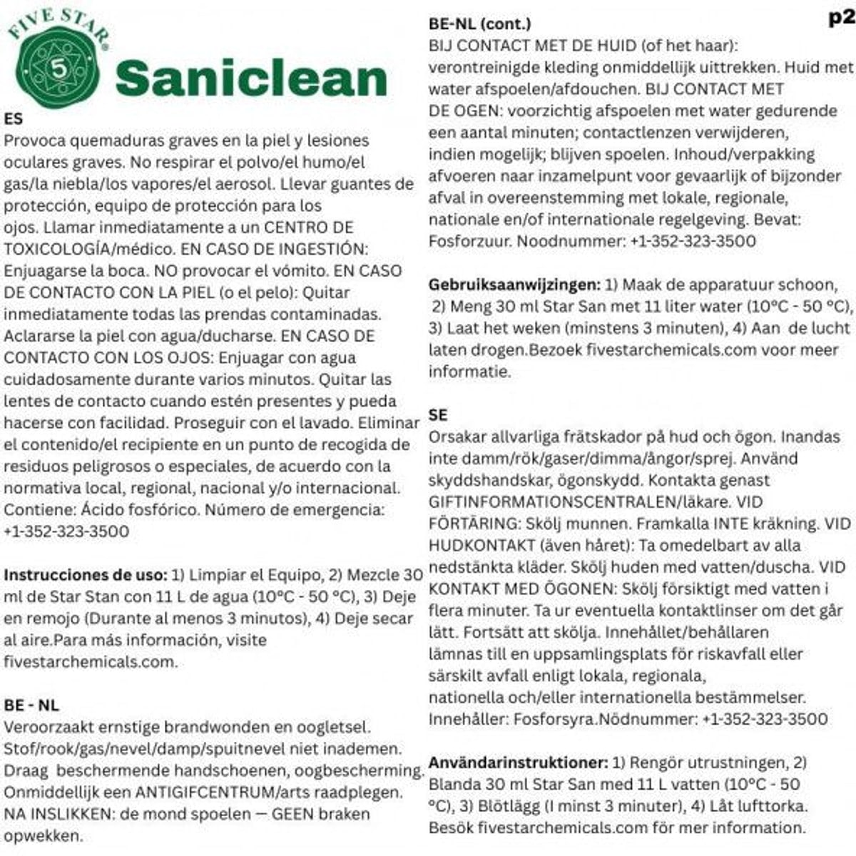 SaniClean 946ml