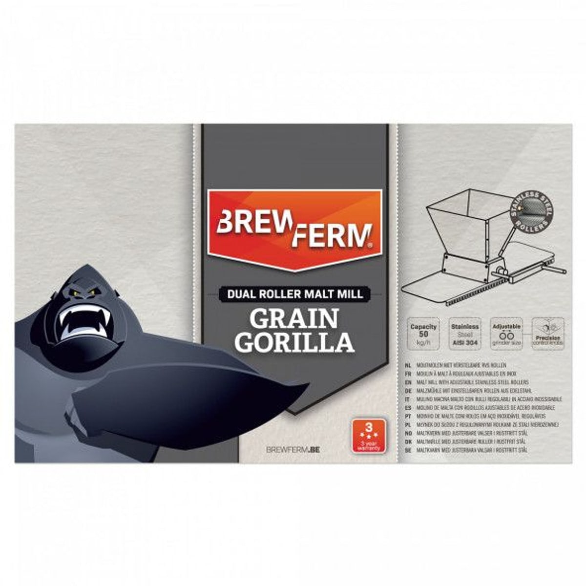 Grain Gorilla Maltmølle