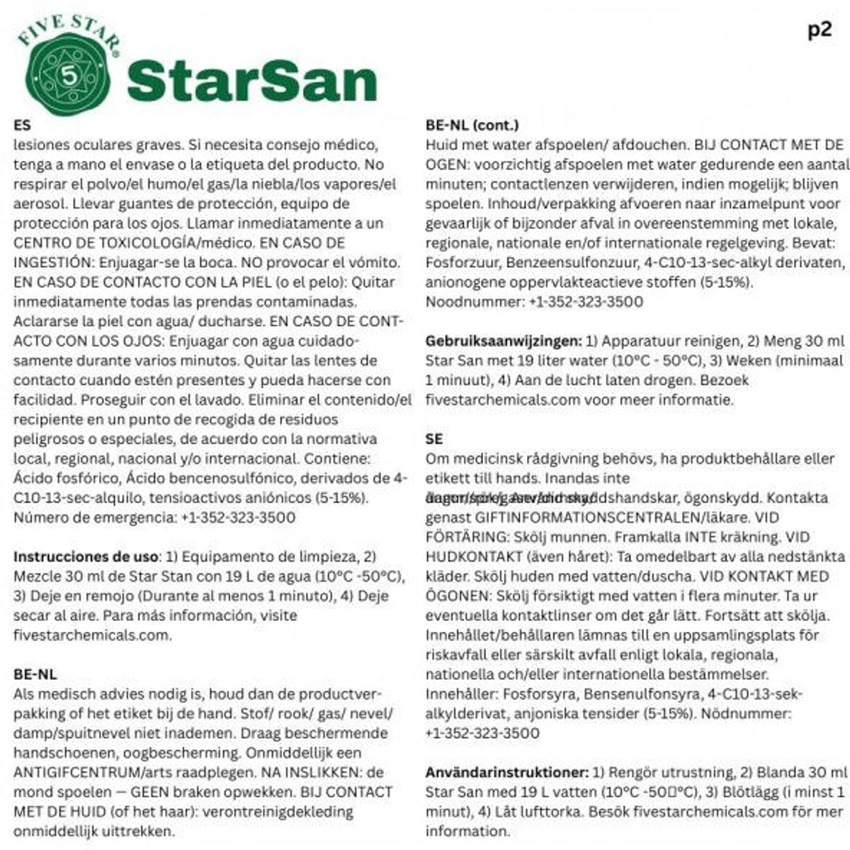 Star San HB 946ml
