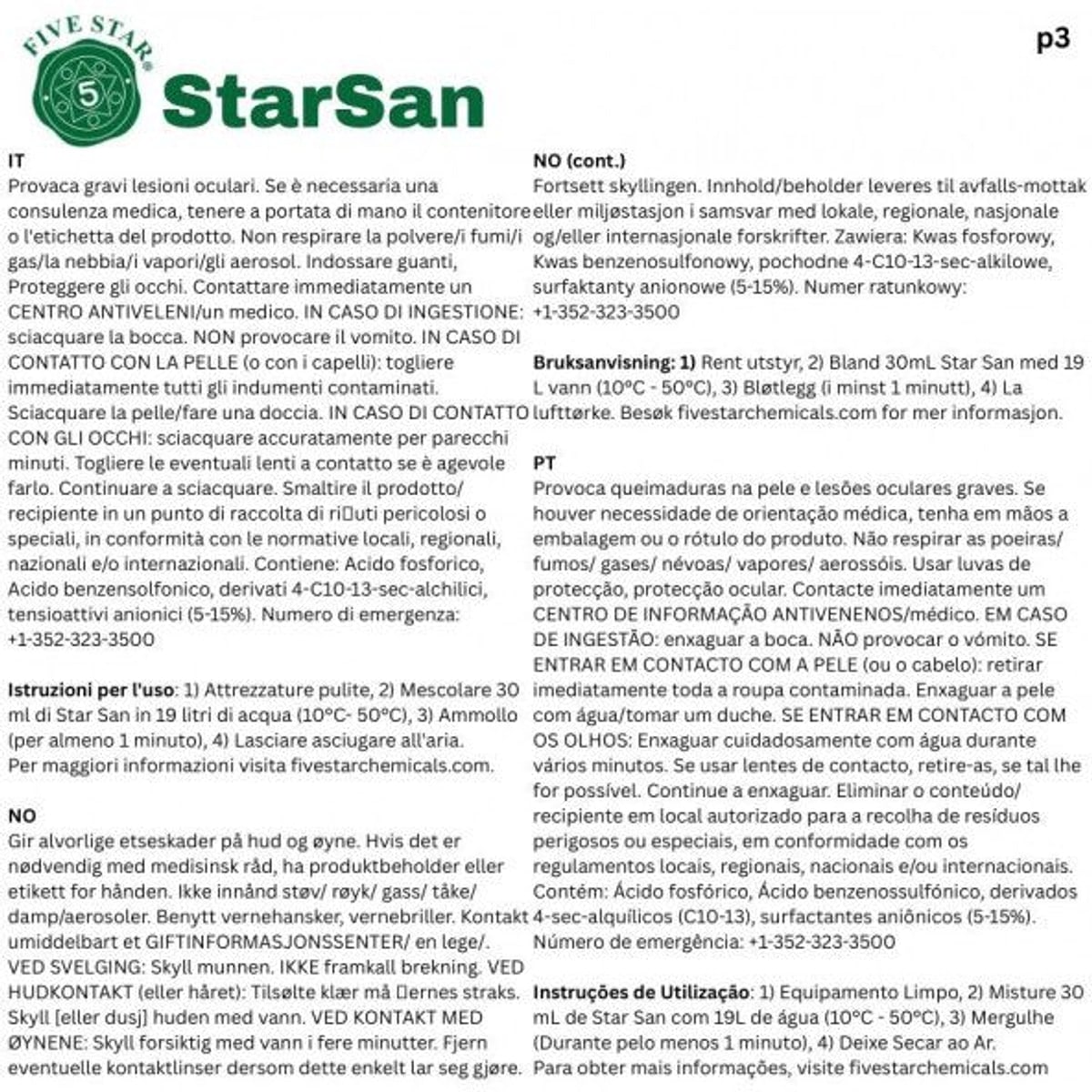 Star San HB 946ml