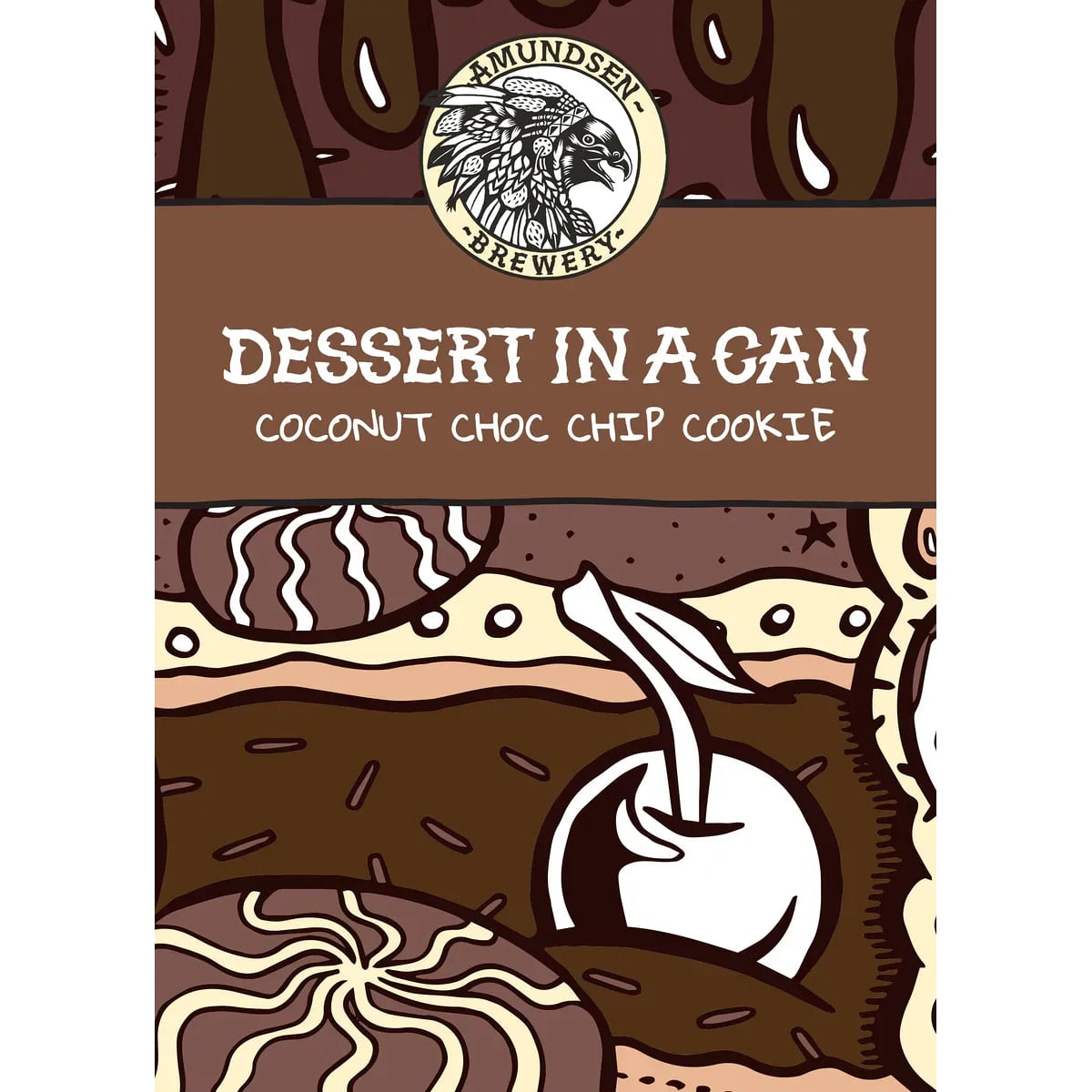 Dessert In A Can - Coconut Choc Chip Cookie