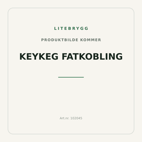 Keykeg fatkobling