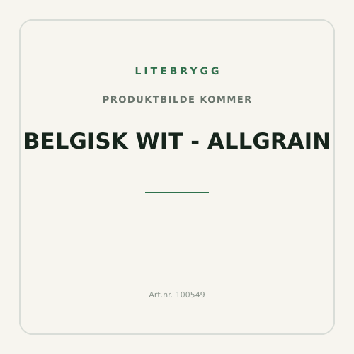 Belgisk Wit - Allgrain