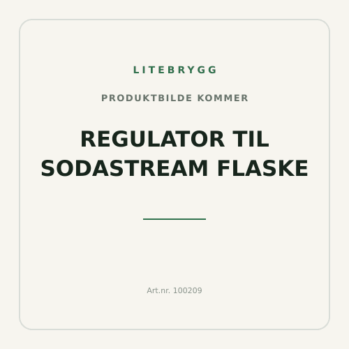 Regulator til Sodastream flaske