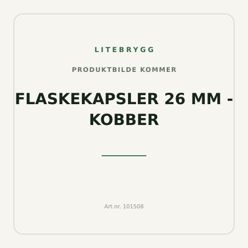Flaskekapsler 26 mm - Kobber
