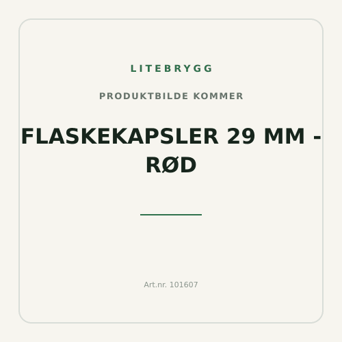 Flaskekapsler 29 mm - Rød