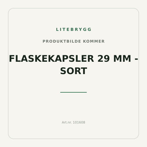 Flaskekapsler 29 mm - Sort
