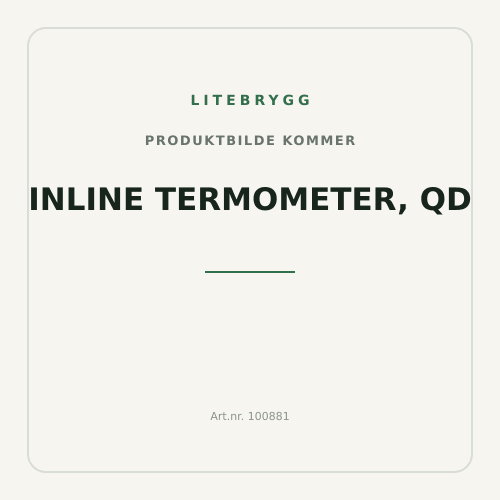 Inline termometer, QD