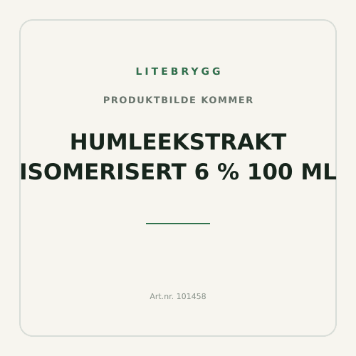 Humleekstrakt isomerisert 6 % 100 ml