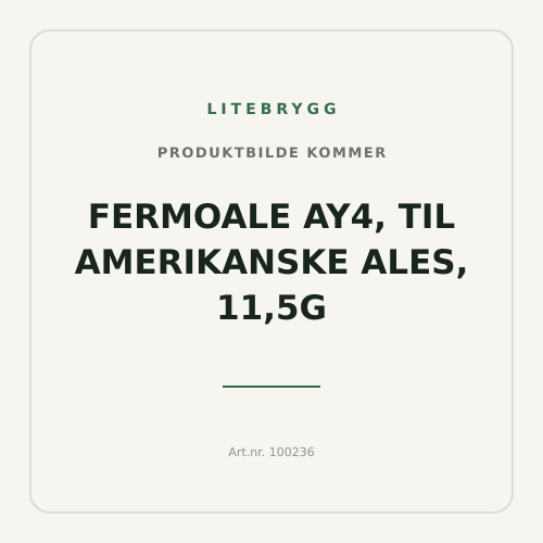 Fermoale AY4, til amerikanske ales, 11,5g