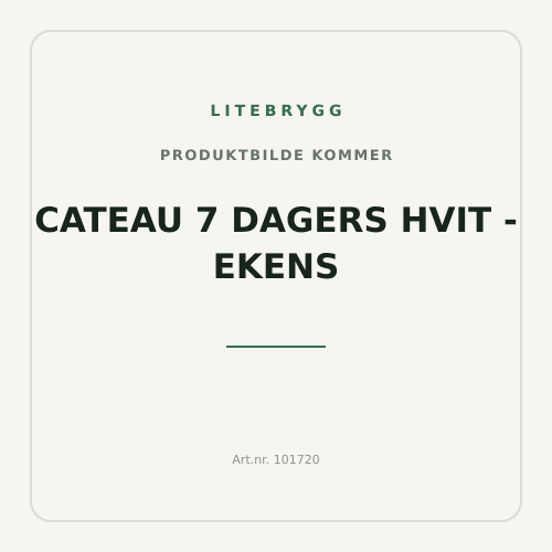 Cateau 7 dagers hvit - Ekens