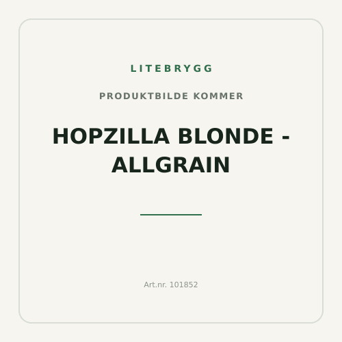 Hopzilla Blonde - Allgrain
