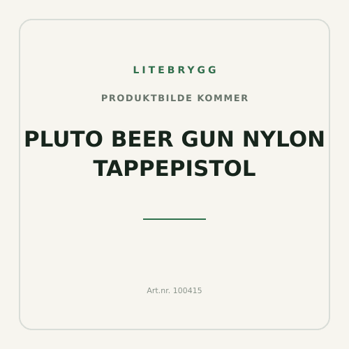 Pluto Beer Gun Nylon Tappepistol