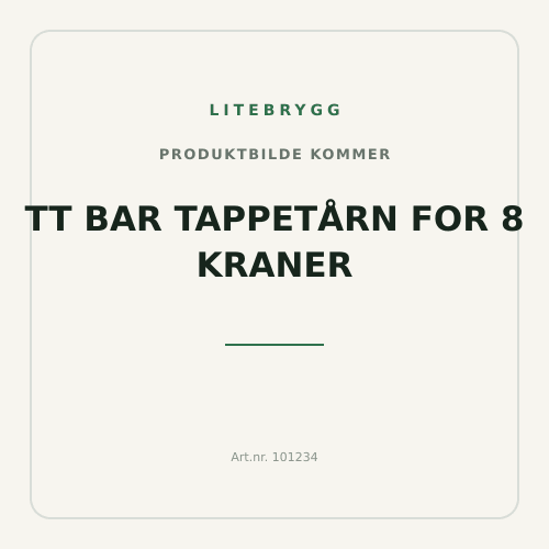 TT Bar Tappetårn for 8 kraner