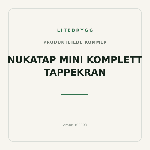 Nukatap Mini Komplett Tappekran