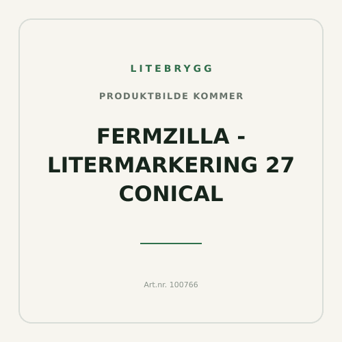 FermZilla - Litermarkering 27 Conical