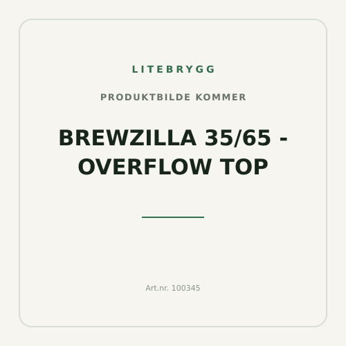 BrewZilla 35/65 - overflow top