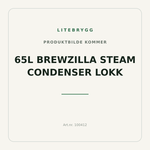 65L BrewZilla Steam Condenser lokk
