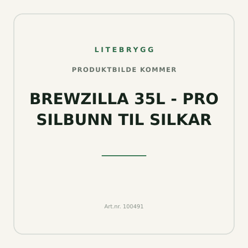 BrewZilla 35L - Pro silbunn til silkar