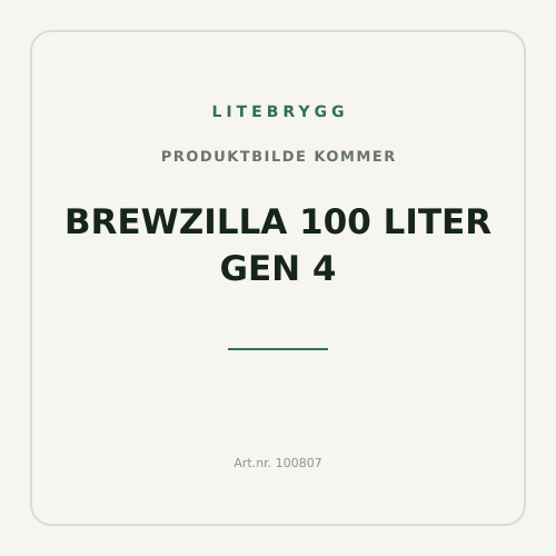 Brewzilla 100 liter Gen 4