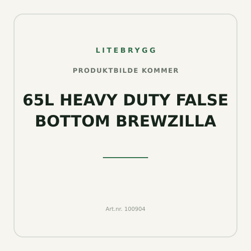 65L Heavy Duty False Bottom Brewzilla