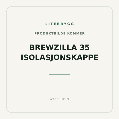 BrewZilla 35 isolasjonskappe