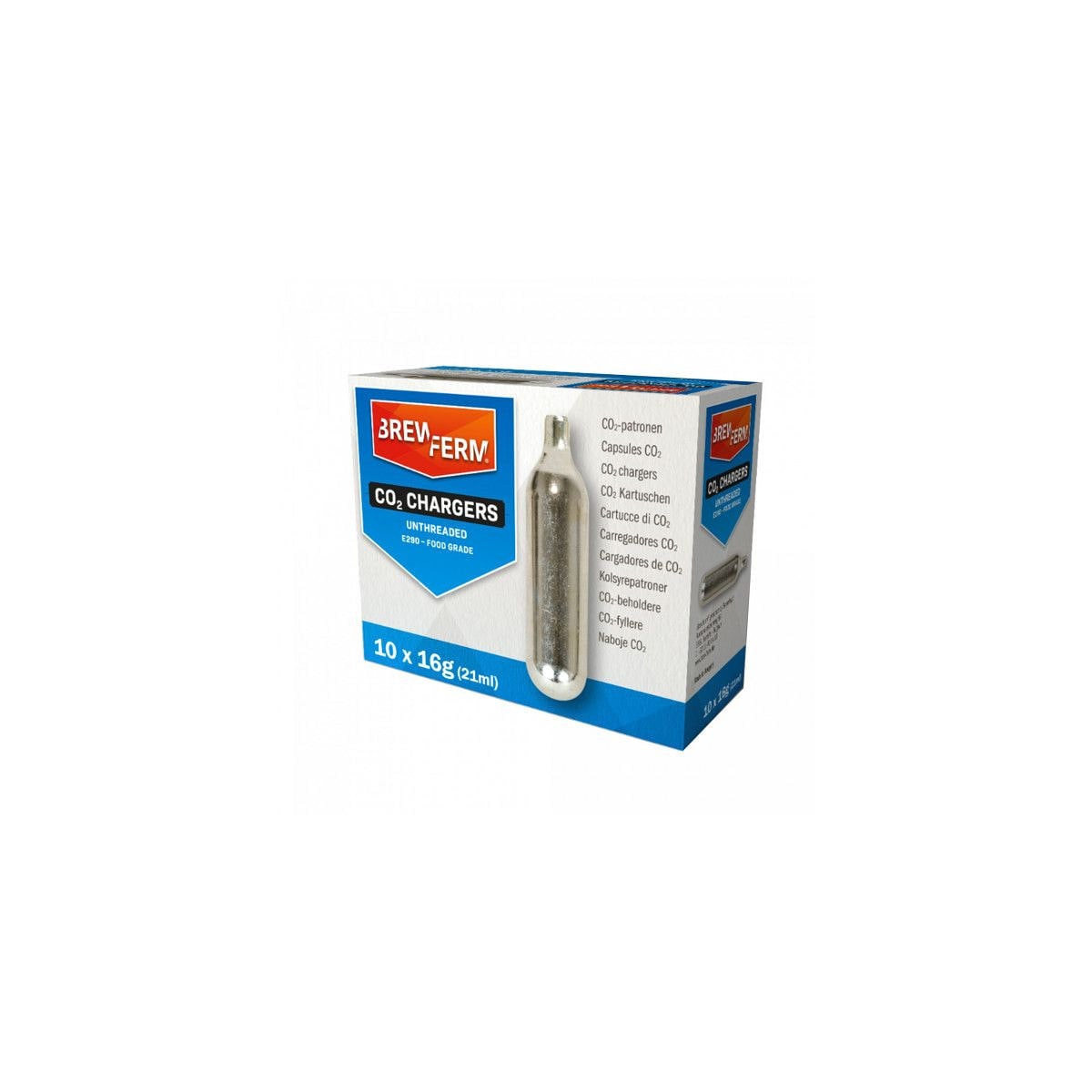CO2 patroner 16g - 10pk