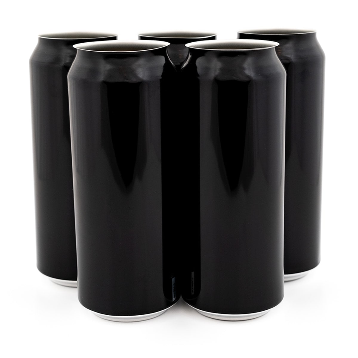 500 ml sort ølboks - 162stk